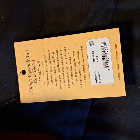 NWT Patricia Nash Finch Crossbody Bag in Lava - Picture 9 of 13